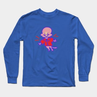 Red Shirt Monkey! Long Sleeve T-Shirt